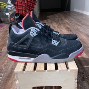 2012 Air Jordan IV ‘Bred’ - Black/Gray/Red - Size 13